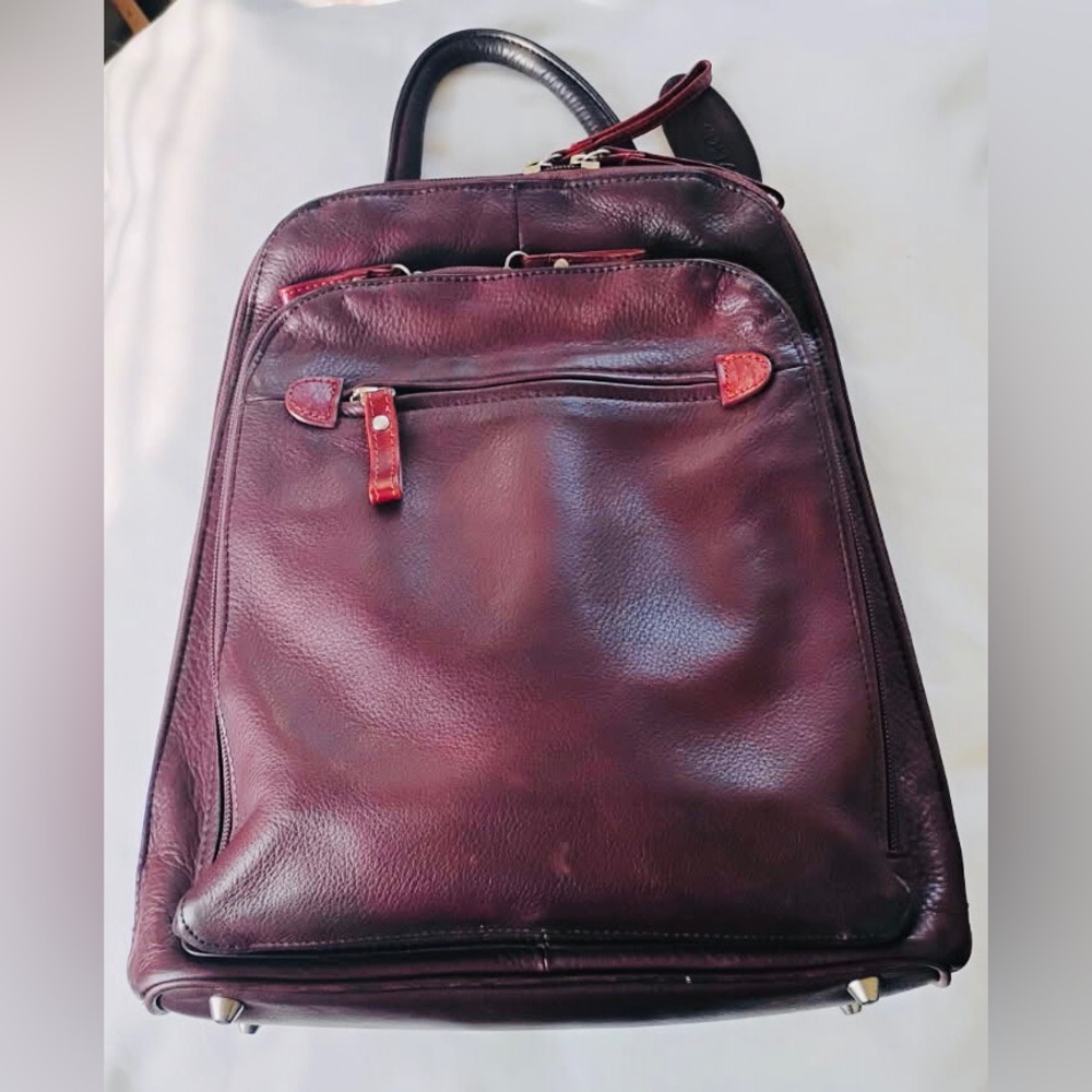 Overland Macy Leather Backpack - Sleek Everyday Carry All